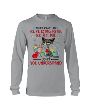 Funny knitting Long Sleeve Tee tile