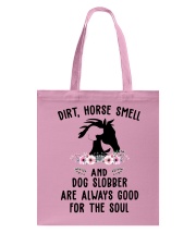 Dirt horse smell Tote Bag tile
