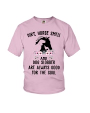 Dirt horse smell Youth T-Shirt tile
