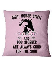 Dirt horse smell Square Pillowcase tile