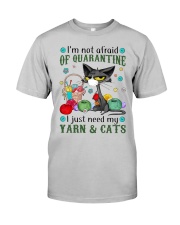 I'm not afraid of quarantine Knit Classic T-Shirt front