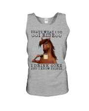 Thats what I do Unisex Tank tile