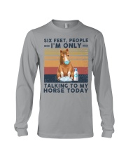 Six feet people Horse lovers Long Sleeve Tee tile