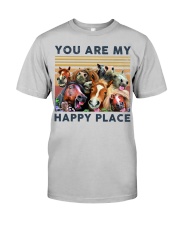 Horse You are my happy place Classic T-Shirt front