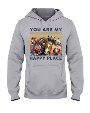 Horse You are my happy place Hooded Sweatshirt tile