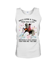 Once upon a time there was a girl who love horse Unisex Tank tile