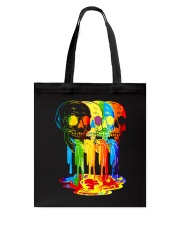 Rainbow Skull Tote Bag tile