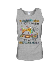 Quilting is a 2020 survival skill Unisex Tank front