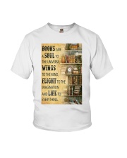 Books give a soul to the universe Youth T-Shirt tile