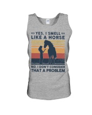 I smell like a horse Unisex Tank tile