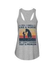 I smell like a horse Ladies Flowy Tank tile