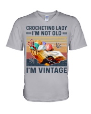 Awesome Crochet Tee Is Just For You V-Neck T-Shirt tile