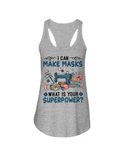 I can make masks Ladies Flowy Tank tile