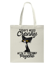 Wine today's mood cranky Tote Bag tile
