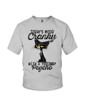 Wine today's mood cranky Youth T-Shirt tile