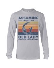 Assuming I'm just an old lady Long Sleeve Tee tile