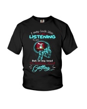 In my head I'm thinking about golfing Youth T-Shirt tile
