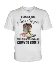 Forget the glass slipper Horse lovers V-Neck T-Shirt tile