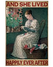 And she lived happily ever after knit 11x17 Poster front