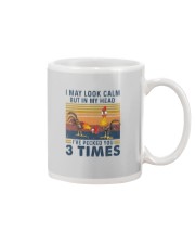 I may look calm Chicken Mug tile