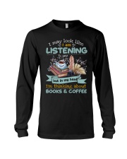 I'm thinking about books coffee Long Sleeve Tee tile