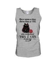 A Girl Who Really Loved Yarn and Cats Unisex Tank tile
