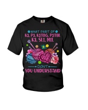 Funny knitting Youth T-Shirt tile