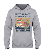 Knitting lady Hooded Sweatshirt tile