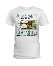 Make Me Happy Quilt Ladies T-Shirt tile