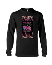 Jesus is my savior Crocheting is my therapy Long Sleeve Tee tile
