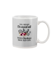 Yes I really do need all these chickens Mug tile