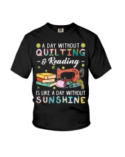 A day without quilting I'm bored Youth T-Shirt tile