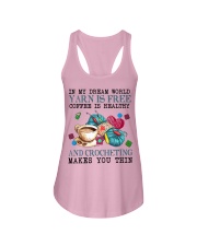 Crochet makes you thin Ladies Flowy Tank tile
