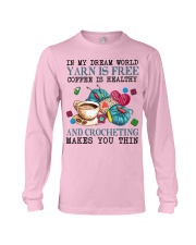 Crochet makes you thin Long Sleeve Tee tile