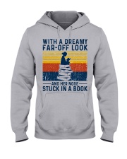 Her Nose Stuck In A Book Hooded Sweatshirt tile