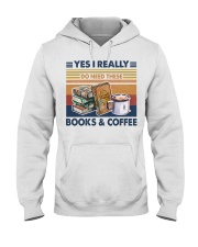 Yes I really do need these books Hooded Sweatshirt tile