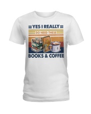 Yes I really do need these books Ladies T-Shirt tile