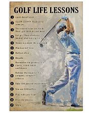 Golf life lesson 11x17 Poster front