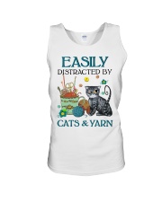 Easily distracted by Cats Yarn Unisex Tank tile