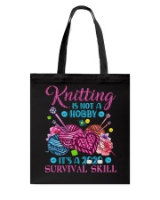 Knitting is a 2020 survival skill Tote Bag tile