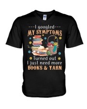 I googled my symptoms I need more yarn V-Neck T-Shirt tile