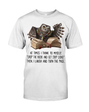 Funny book shirt Classic T-Shirt front