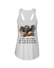 Funny book shirt Ladies Flowy Tank tile