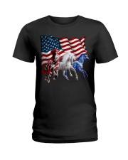 Best gift for horse lover horse Ladies T-Shirt tile