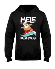 Mele Kalikimaka Hawaiian Christmas Hawa Hooded Sweatshirt thumbnail