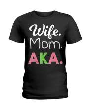 AKA Mom Tshirt Alpha Sorority Gift for P Ladies T-Shirt thumbnail
