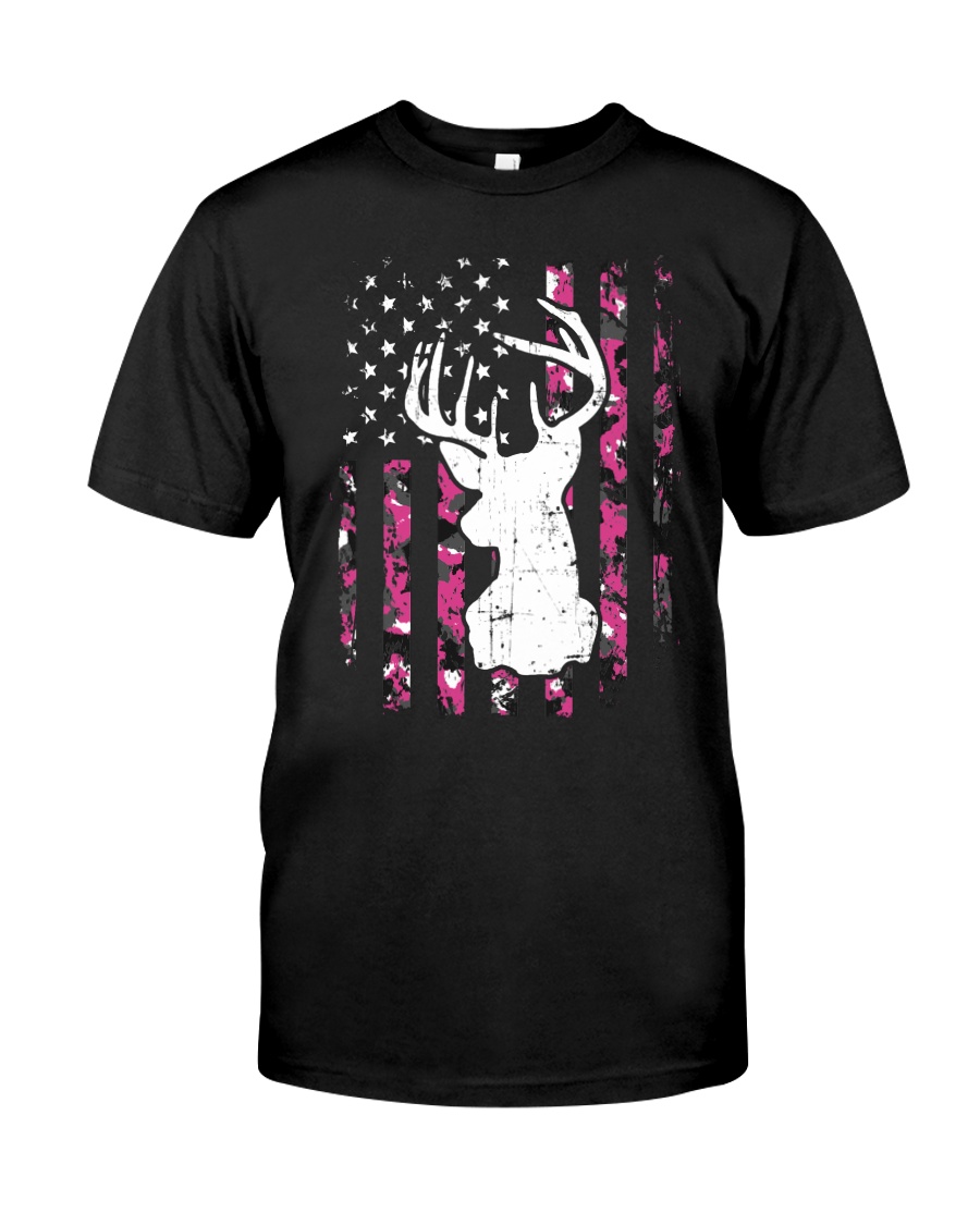 DEER FLAG PINK CAMO Classic T-Shirt