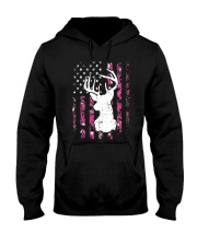 DEER FLAG PINK CAMO Hooded Sweatshirt thumbnail