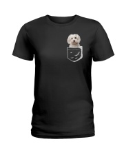 MALTESE POCKET Ladies T-Shirt thumbnail
