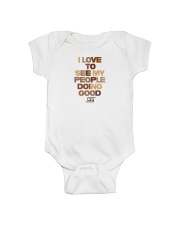 ILOVETOSEEMYPEOPLEDOINGGOOD SHADES OF CHOCOLATE Onesie thumbnail